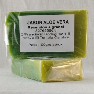 JABON DE ALOE VERA 100 grs. aprox.