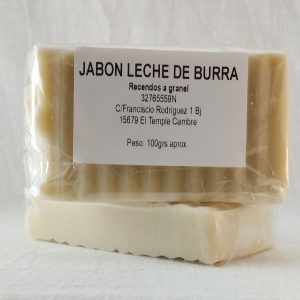 JABON DE LECHE DE BURRA 100 grs. aprox.