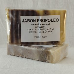 JABON DE PROPOLEO 100 grs. aprox.