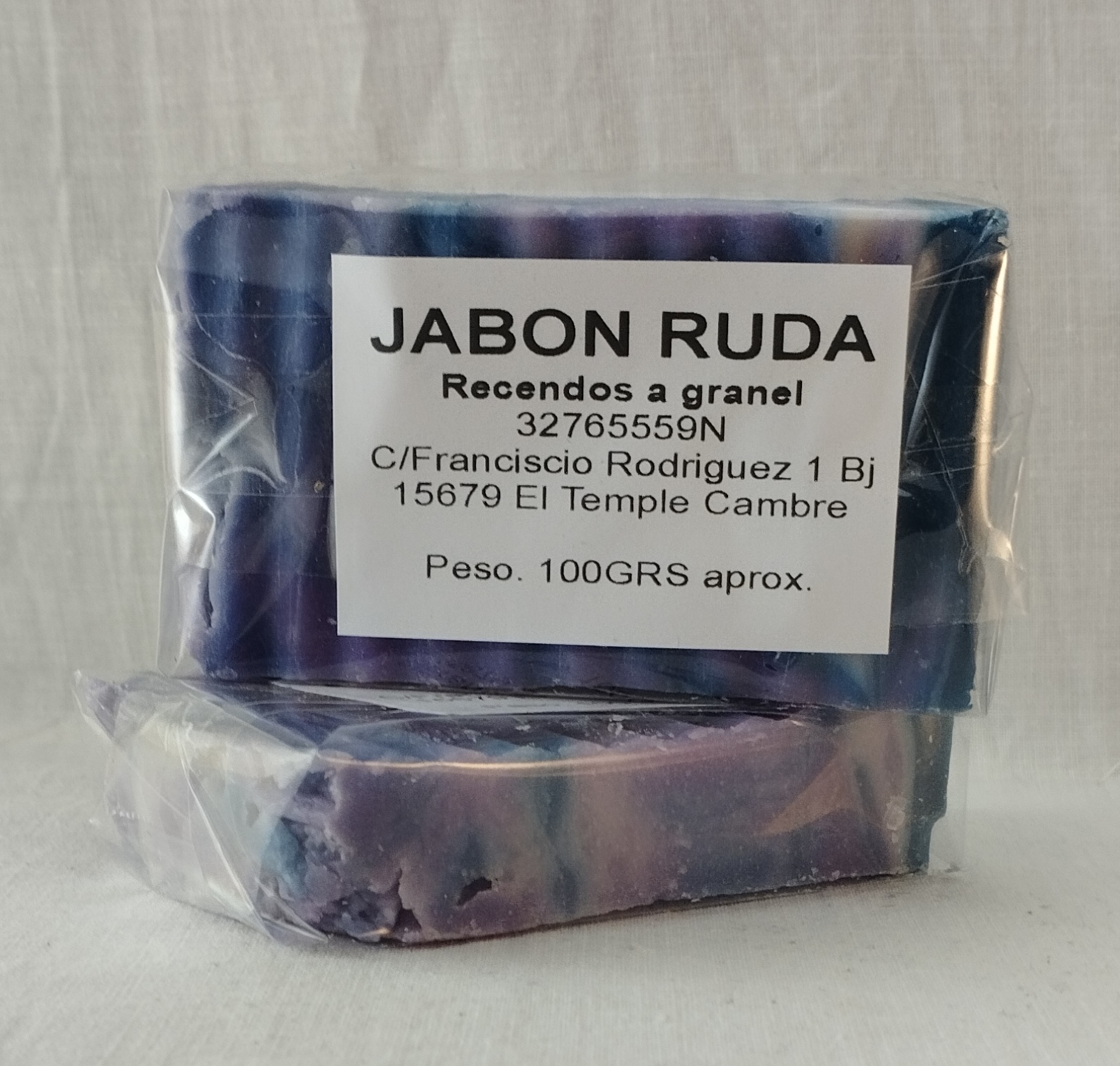 JABON DE RUDA 100 grs. aprox.